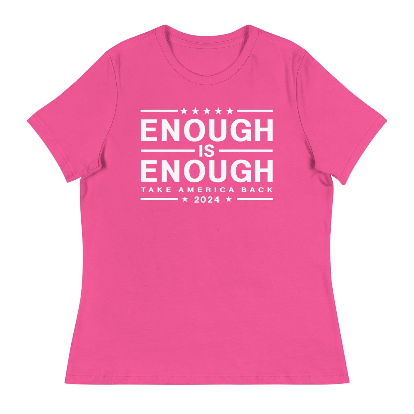 Enough Is Enough Take America Back Women's Shirt